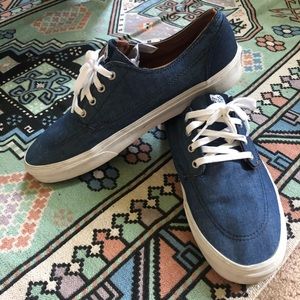 Vans like new blue authentic lace up